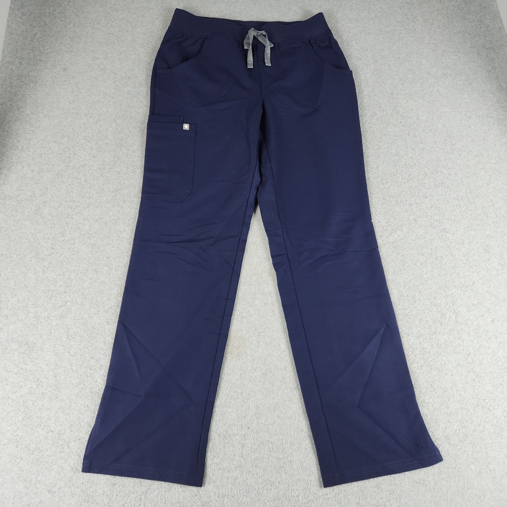 Figs Kade Cargo Scrub Pants Womens Small Navy Blue Technical Collection Medical